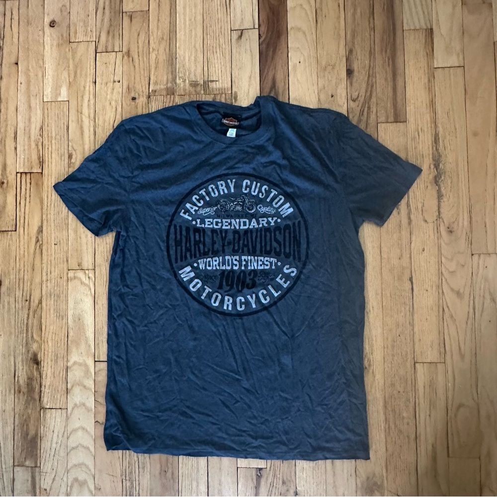 New and unwornd Harley-Davidson Men's Blue T-Shirt size Large - offers welcome